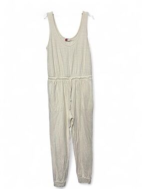 Free People Beach Cream Sleeveless One-Piece Jumpsuit